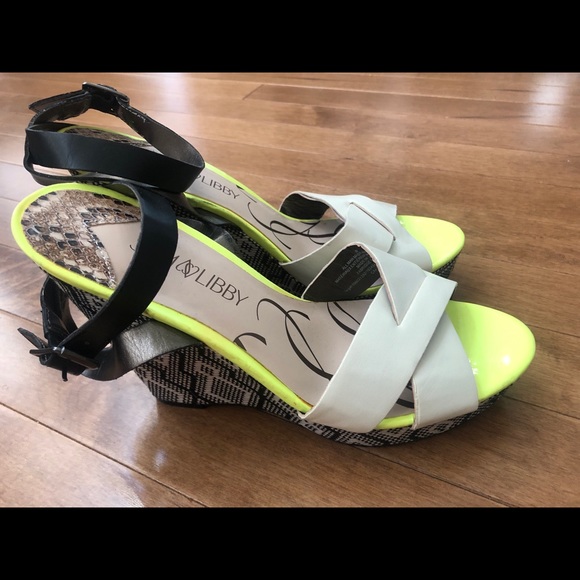 Sam & Libby Target Wedge Sandals NWOT Size 8 - Picture 2 of 7